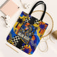 Gullah Geechee African American Tote Bag Black History Vibrant Abstract Coastal