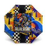 Gullah Geechee African American Umbrella Black History Vibrant Abstract Coastal