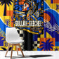 Gullah Geechee African American Window Curtain Black History Vibrant Abstract Coastal