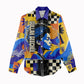 Gullah Geechee African American Women Casual Shirt Black History Vibrant Abstract Coastal