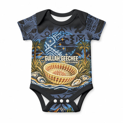 African American Gullah Geechee Baby Onesie African Diaspora Sweetgrass Basket Coastal