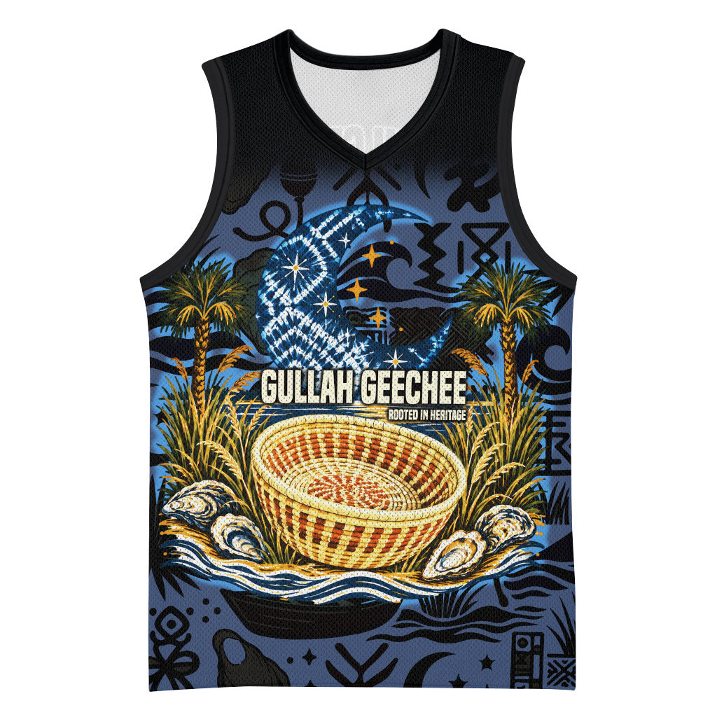 African American Gullah Geechee Basketball Jersey African Diaspora Sweetgrass Basket Coastal