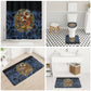 African American Gullah Geechee Bathroom Set African Diaspora Sweetgrass Basket Coastal