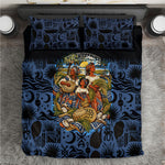 African American Gullah Geechee Bedding Set African Diaspora Sweetgrass Basket Coastal