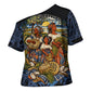 African American Gullah Geechee Cross Shoulder Shirt African Diaspora Sweetgrass Basket Coastal