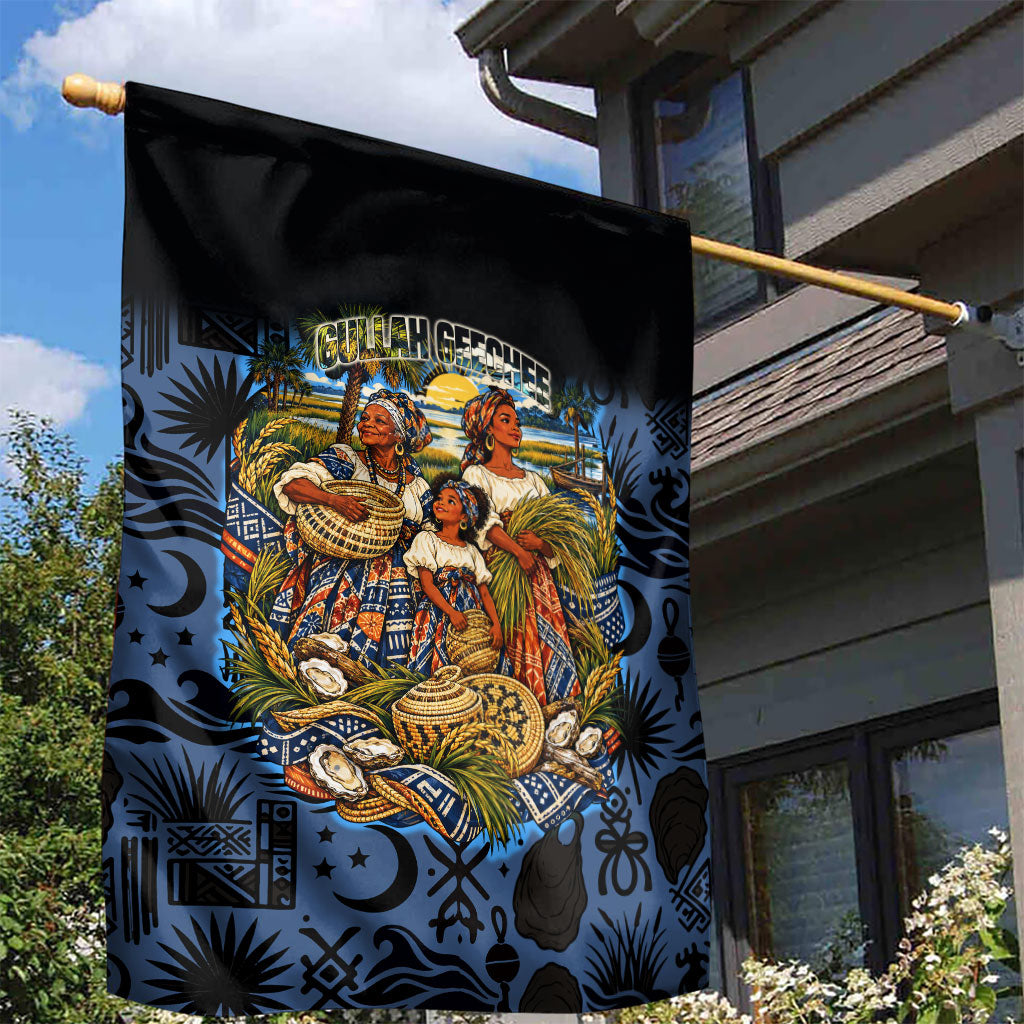 African American Gullah Geechee Garden Flag African Diaspora Sweetgrass Basket Coastal