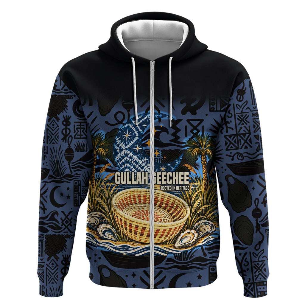 African American Gullah Geechee Hoodie African Diaspora Sweetgrass Basket Coastal