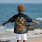 African American Gullah Geechee Kid Hawaiian Shirt African Diaspora Sweetgrass Basket Coastal