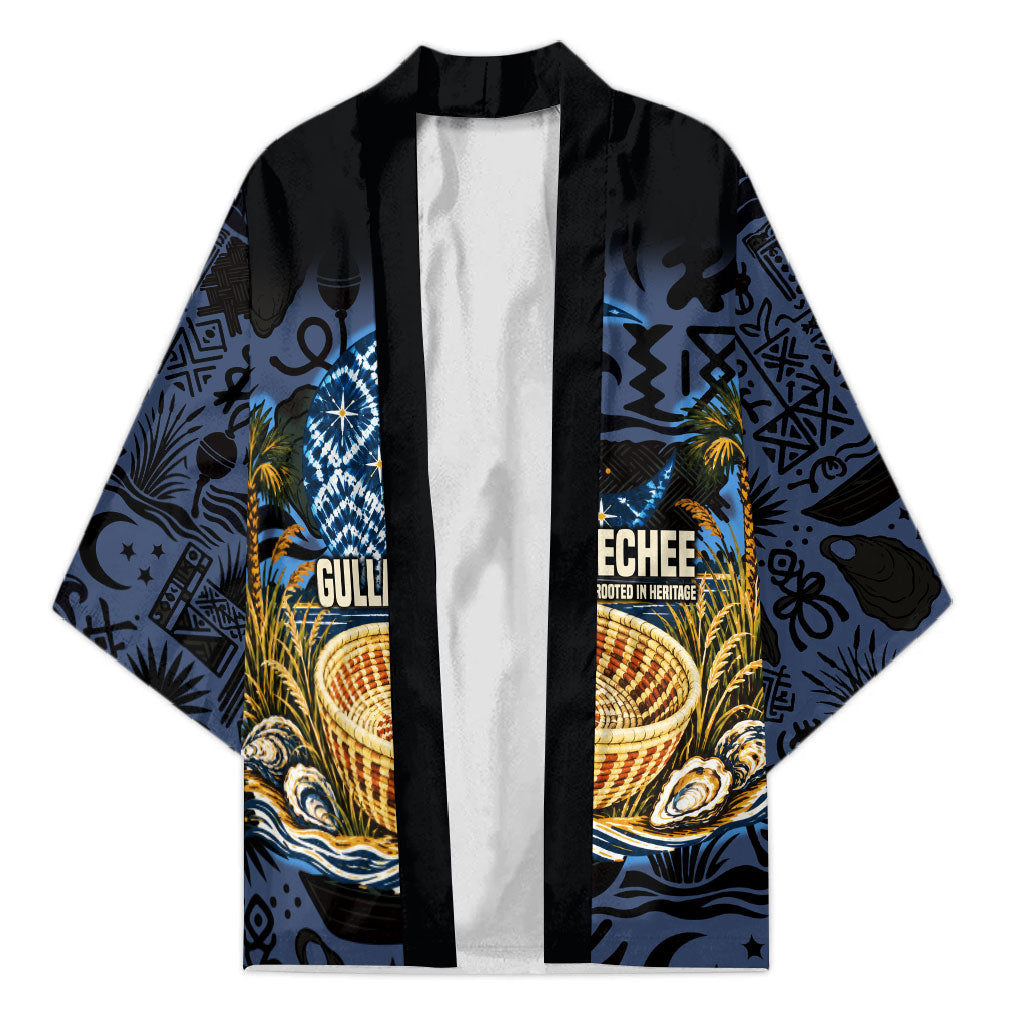 African American Gullah Geechee Kimono African Diaspora Sweetgrass Basket Coastal