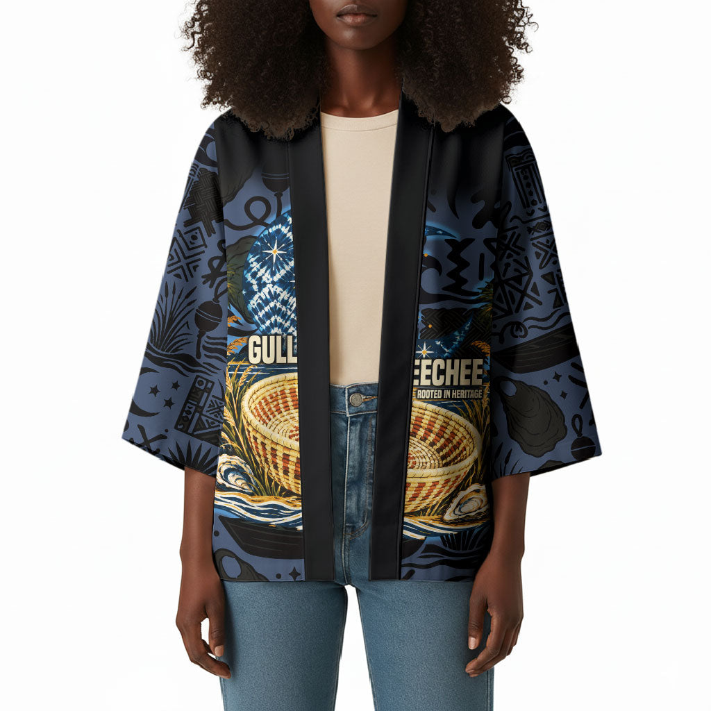 African American Gullah Geechee Kimono African Diaspora Sweetgrass Basket Coastal