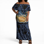 African American Gullah Geechee Off Shoulder Maxi Dress African Diaspora Sweetgrass Basket Coastal