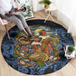 African American Gullah Geechee Round Carpet African Diaspora Sweetgrass Basket Coastal