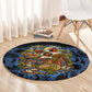 African American Gullah Geechee Round Carpet African Diaspora Sweetgrass Basket Coastal