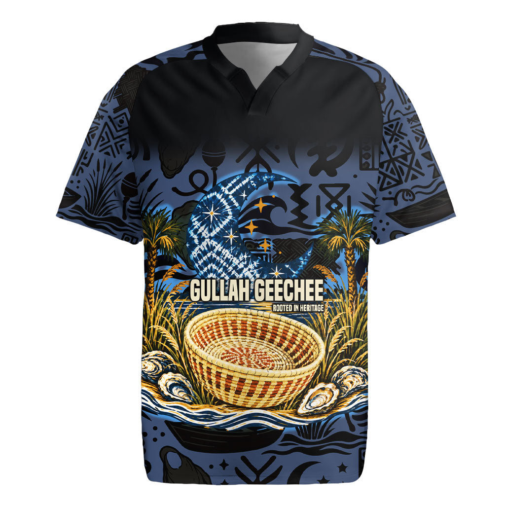 African American Gullah Geechee Rugby Jersey African Diaspora Sweetgrass Basket Coastal