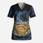 African American Gullah Geechee Scrub Top African Diaspora Sweetgrass Basket Coastal