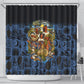 African American Gullah Geechee Shower Curtain African Diaspora Sweetgrass Basket Coastal
