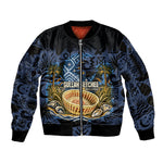 African American Gullah Geechee Sleeve Zip Bomber Jacket African Diaspora Sweetgrass Basket Coastal