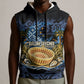 African American Gullah Geechee Sleeveless Hoodie African Diaspora Sweetgrass Basket Coastal
