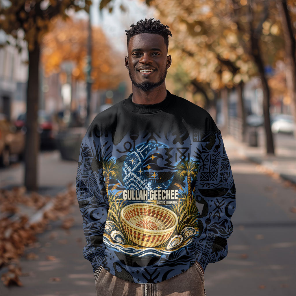 African American Gullah Geechee Sweatshirt African Diaspora Sweetgrass Basket Coastal