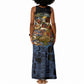 African American Gullah Geechee Tank Maxi Dress African Diaspora Sweetgrass Basket Coastal