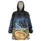 African American Gullah Geechee Wearable Blanket Hoodie African Diaspora Sweetgrass Basket Coastal