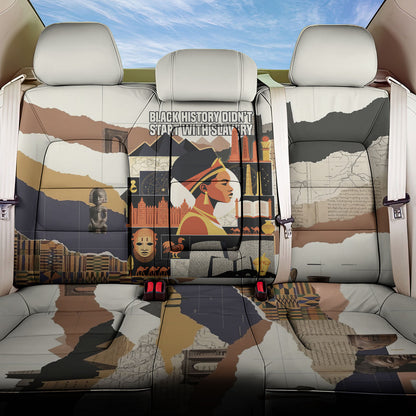 Black History Didn't Start With Slavery Back Car Seat Cover African Heritage Ancient Egypt Civilizations
