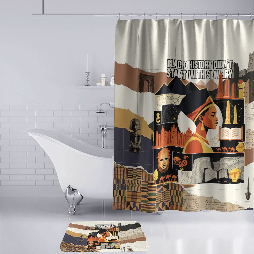 Black History Didn't Start With Slavery Bathroom Set African Heritage Ancient Egypt Civilizations