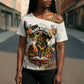 Black History Didn't Start With Slavery Cross Shoulder Shirt African Heritage Ancient Egypt Civilizations