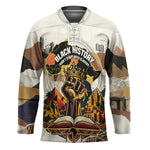 Black History Didn't Start With Slavery Hockey Jersey African Heritage Ancient Egypt Civilizations