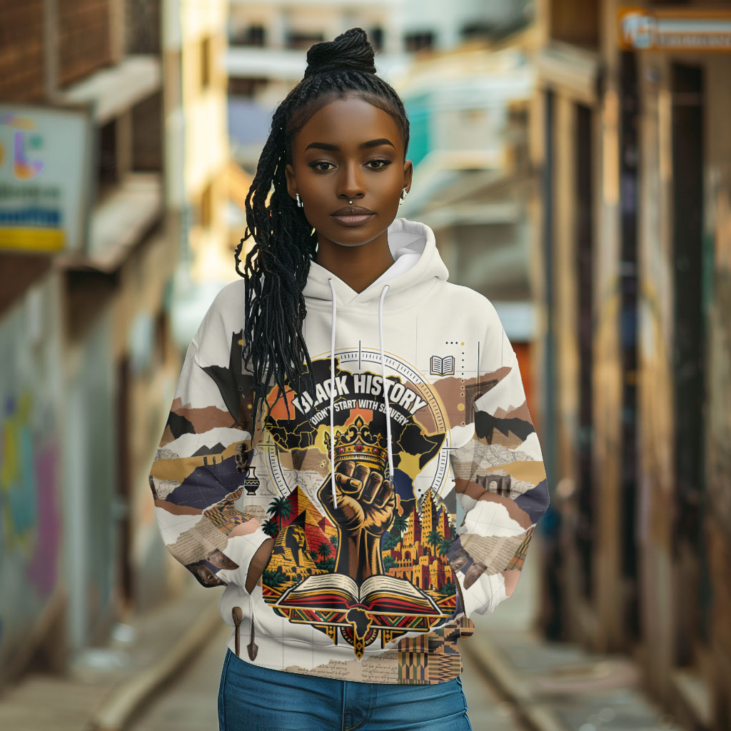 Black History Didn't Start With Slavery Hoodie African Heritage Ancient Egypt Civilizations