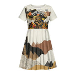 Black History Didn't Start With Slavery Kid Short Sleeve Dress African Heritage Ancient Egypt Civilizations