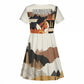 Black History Didn't Start With Slavery Kid Short Sleeve Dress African Heritage Ancient Egypt Civilizations