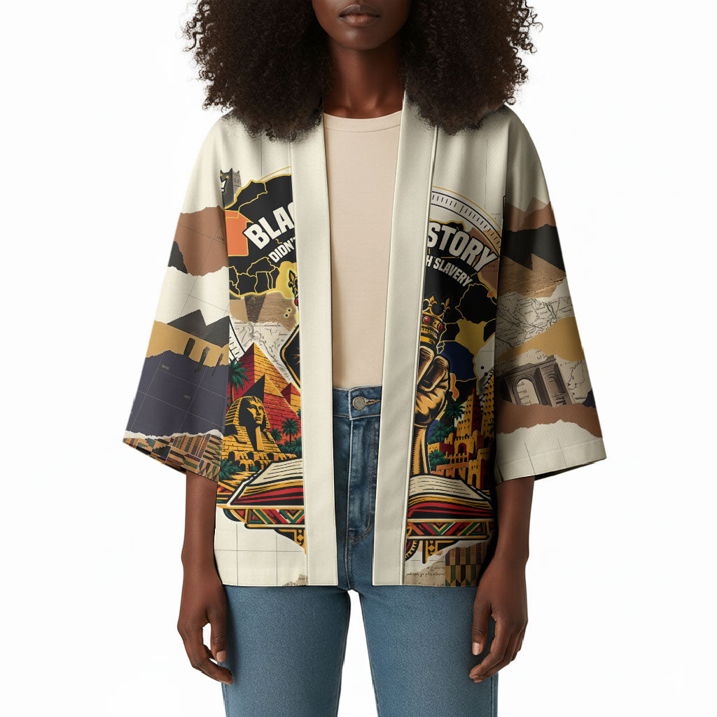 Black History Didn't Start With Slavery Kimono African Heritage Ancient Egypt Civilizations