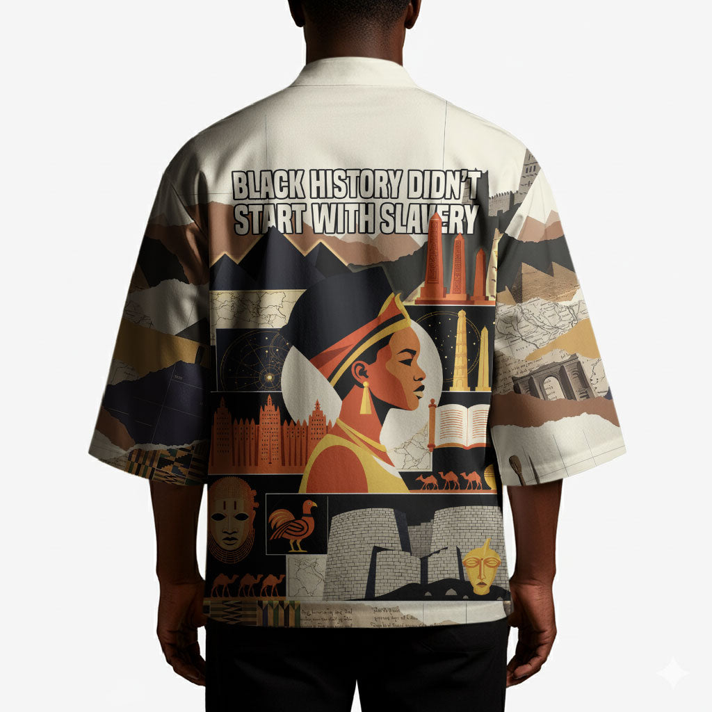 Black History Didn't Start With Slavery Kimono African Heritage Ancient Egypt Civilizations