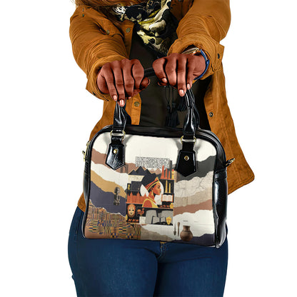 Black History Didn't Start With Slavery Shoulder Handbag African Heritage Ancient Egypt Civilizations