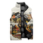 Black History Didn't Start With Slavery Sleeveless Puffer Jacket African Heritage Ancient Egypt Civilizations