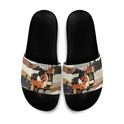Black History Didn't Start With Slavery Slide Sandals African Heritage Ancient Egypt Civilizations