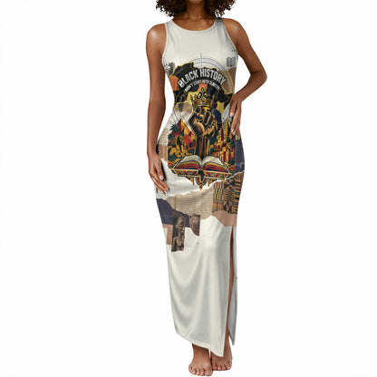Black History Didn't Start With Slavery Tank Maxi Dress African Heritage Ancient Egypt Civilizations