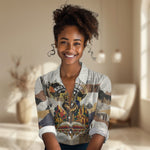 Black History Didn't Start With Slavery Women Casual Shirt African Heritage Ancient Egypt Civilizations