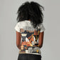 Black History Didn't Start With Slavery Women V-Neck T-Shirt African Heritage Ancient Egypt Civilizations