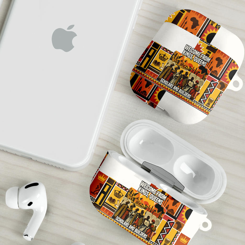 Black History Didn't Start With Slavery AirPods Case Pan African Ancient Kings Queens