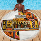 Black History Didn't Start With Slavery Beach Blanket Pan African Ancient Kings Queens