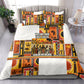 Black History Didn't Start With Slavery Bedding Set Pan African Ancient Kings Queens