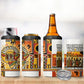 Black History Didn't Start With Slavery 4 in 1 Can Cooler Tumbler Pan African Ancient Kings Queens