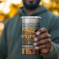 Black History Didn't Start With Slavery 4 in 1 Can Cooler Tumbler Pan African Ancient Kings Queens