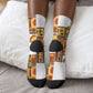 Black History Didn't Start With Slavery Crew Socks Pan African Ancient Kings Queens