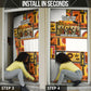 Black History Didn't Start With Slavery Door Cover Pan African Ancient Kings Queens