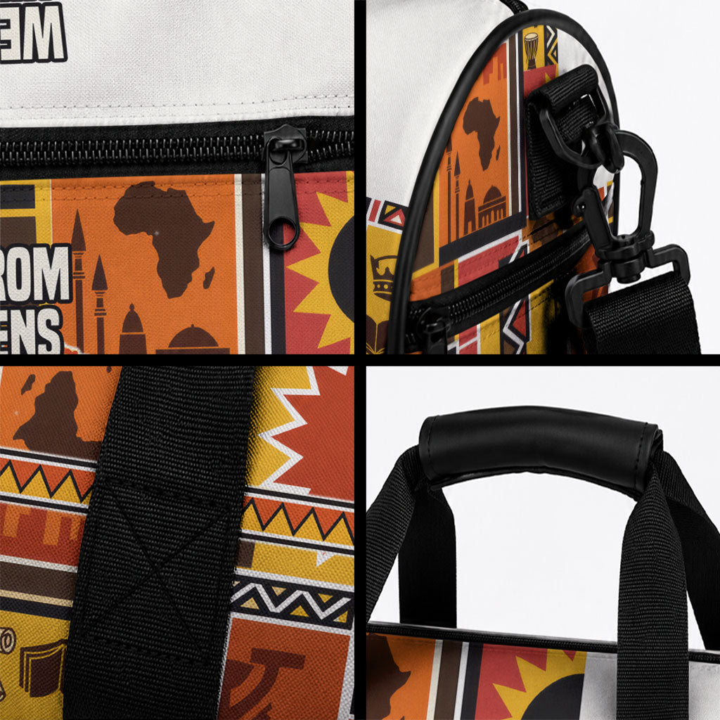 Black History Didn't Start With Slavery Duffle Bag Pan African Ancient Kings Queens
