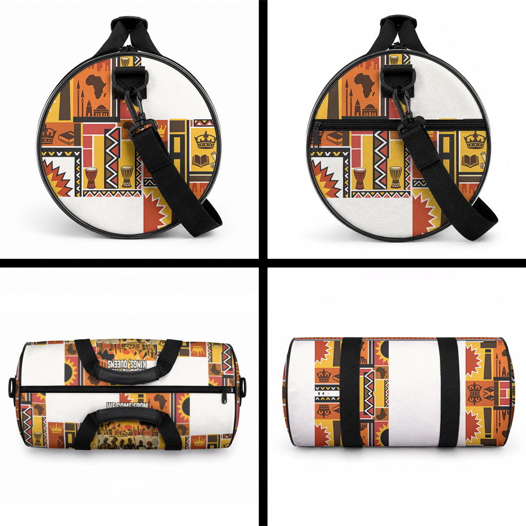 Black History Didn't Start With Slavery Duffle Bag Pan African Ancient Kings Queens