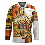 Black History Didn't Start With Slavery Hockey Jersey Pan African Ancient Kings Queens